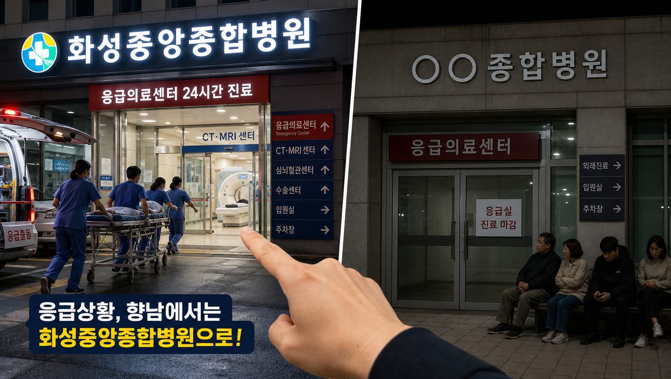 향남 종합 병원 선택 시 응급 대응과 의료진·협력 체계를 보는 기준