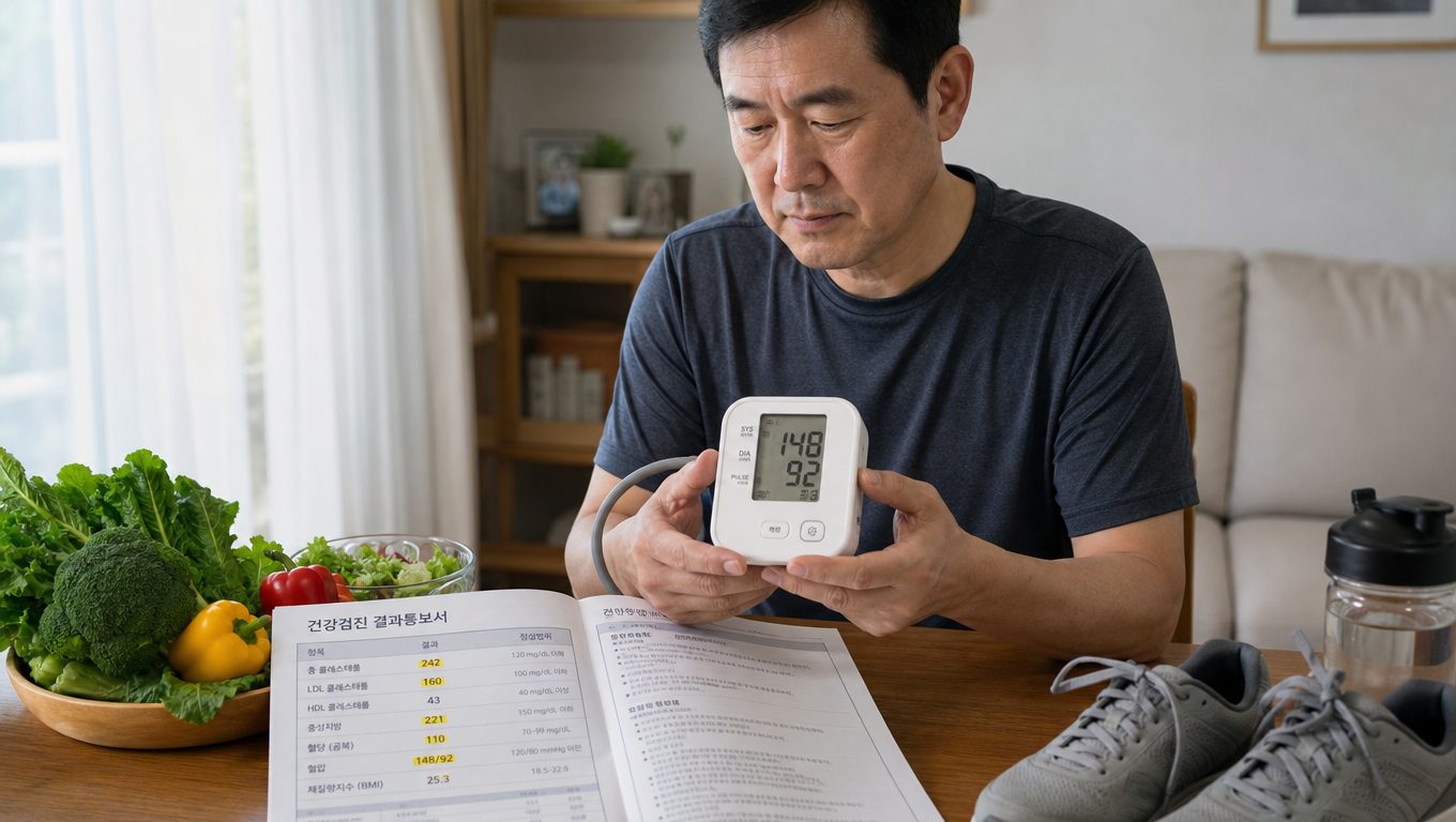 건강검진 후 고혈압·고지혈증 수치가 나왔을 때 약 복용 기준