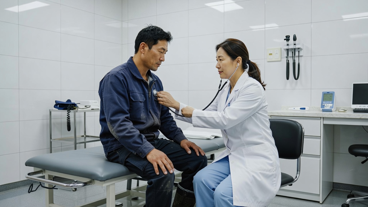 배치전 건강검진 비용은 사업주가 부담합니다