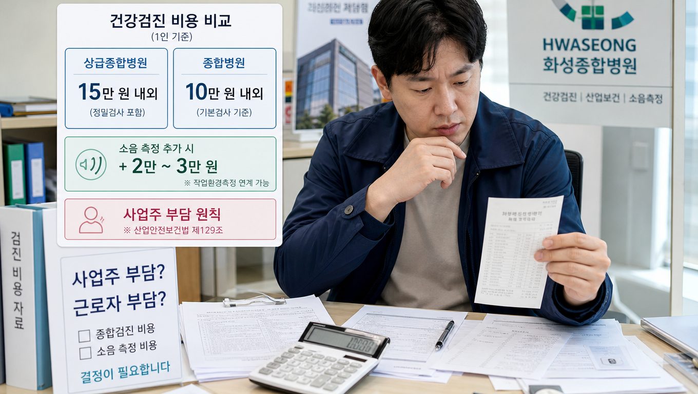배치전 건강검진 비용은 사업주가 부담하나요